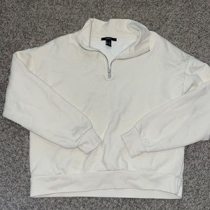 forever 21 quarter zip sweatshirt